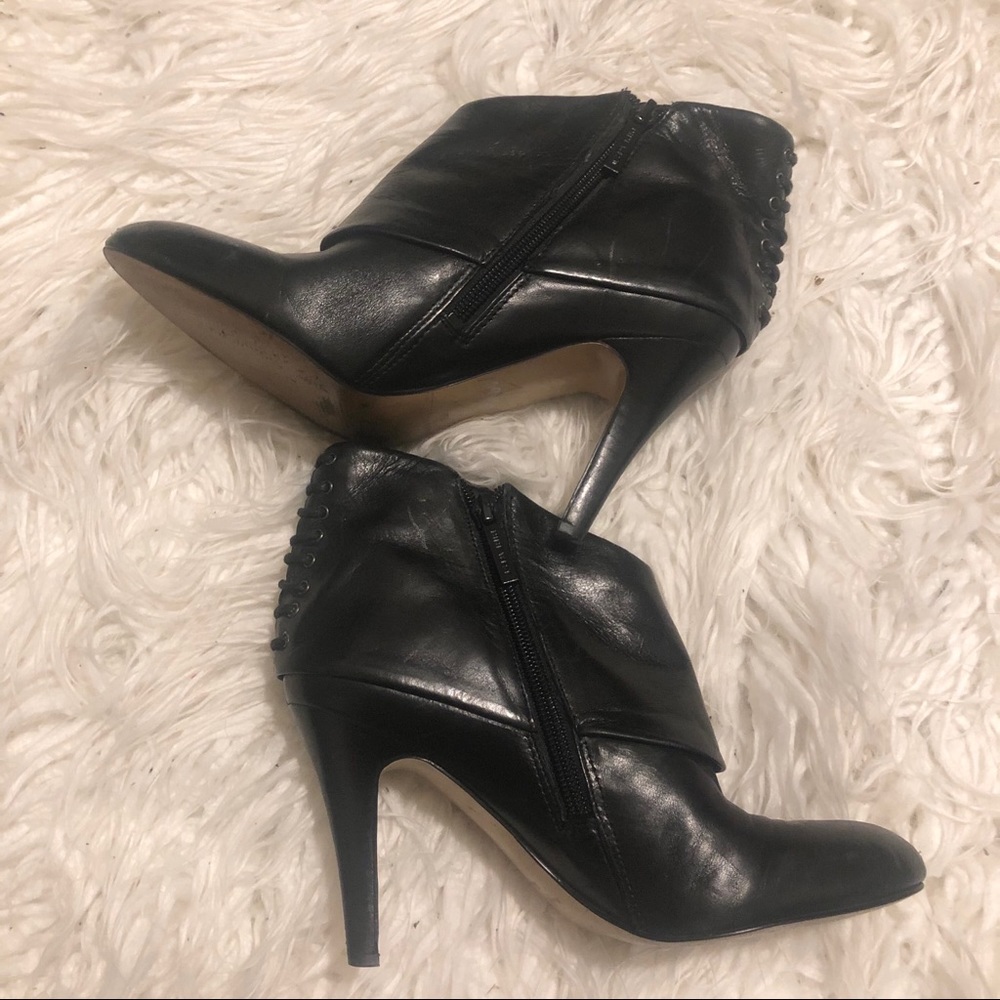 Nine West Black Ankle Boots Size 8.5